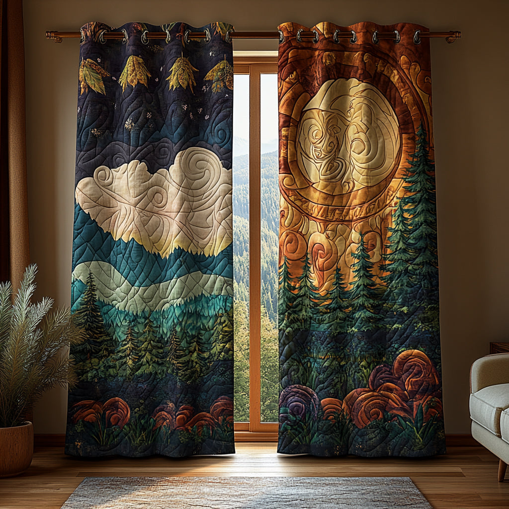 Cortinas Acolchadas – Bosque NCU0VT331