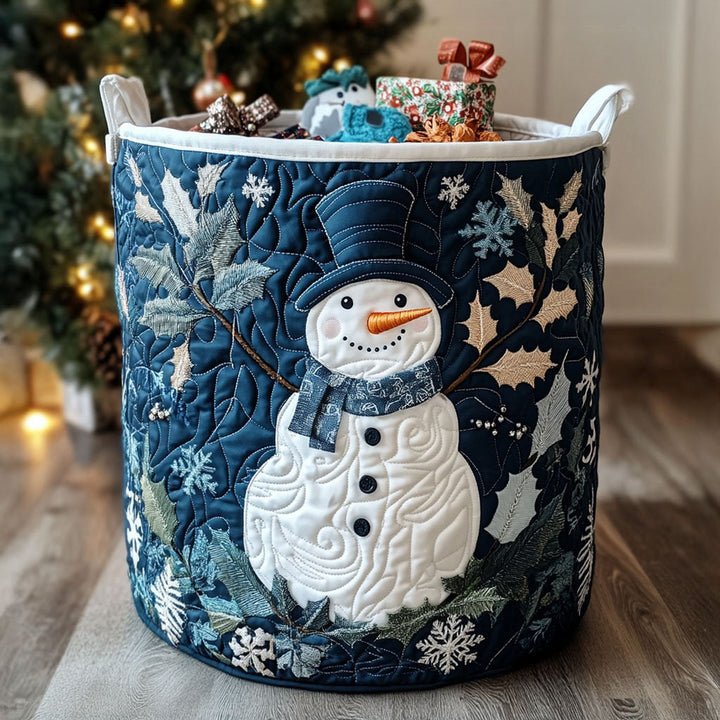 Cesta de Ropa Acolchada – con Estampado Navideño NCU0QN032