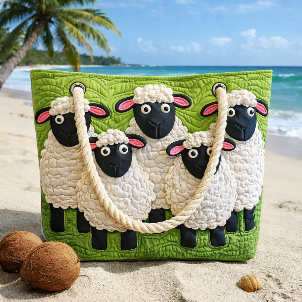 Bolso de Playa Hecho a Mano | Cielo de las Ovejas