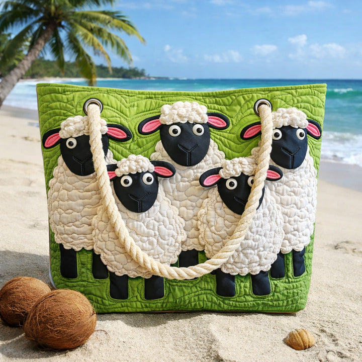 Bolso de Playa Hecho a Mano | Cielo de las Ovejas