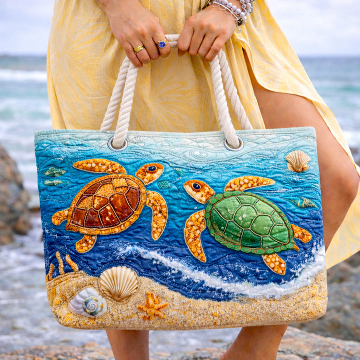 Bolso de Playa Hecho a Mano | Tortuga Tropical