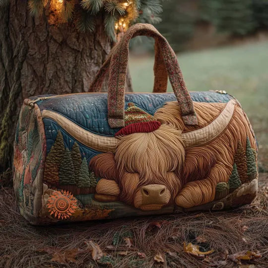 Bolso de Viaje Acolchado – Vaca en la Granja