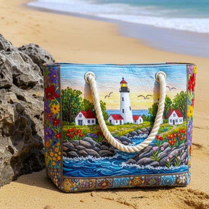 Bolso de Playa Hecho a Mano | Brillo del Faro