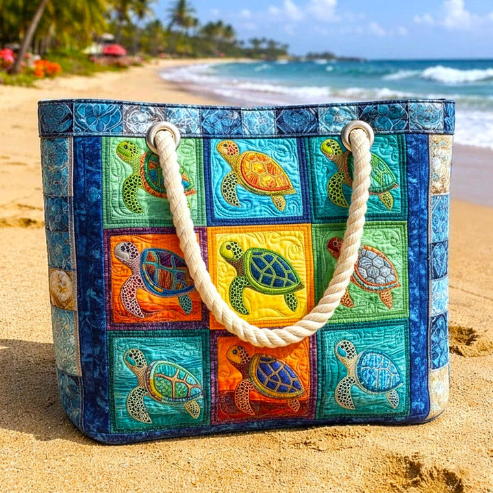 Bolso de Playa Hecho a Mano | Tortuga Tranquila