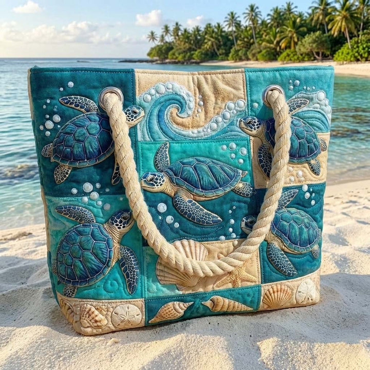 Bolso de Playa Hecho a Mano | Bahía de las Tortugas