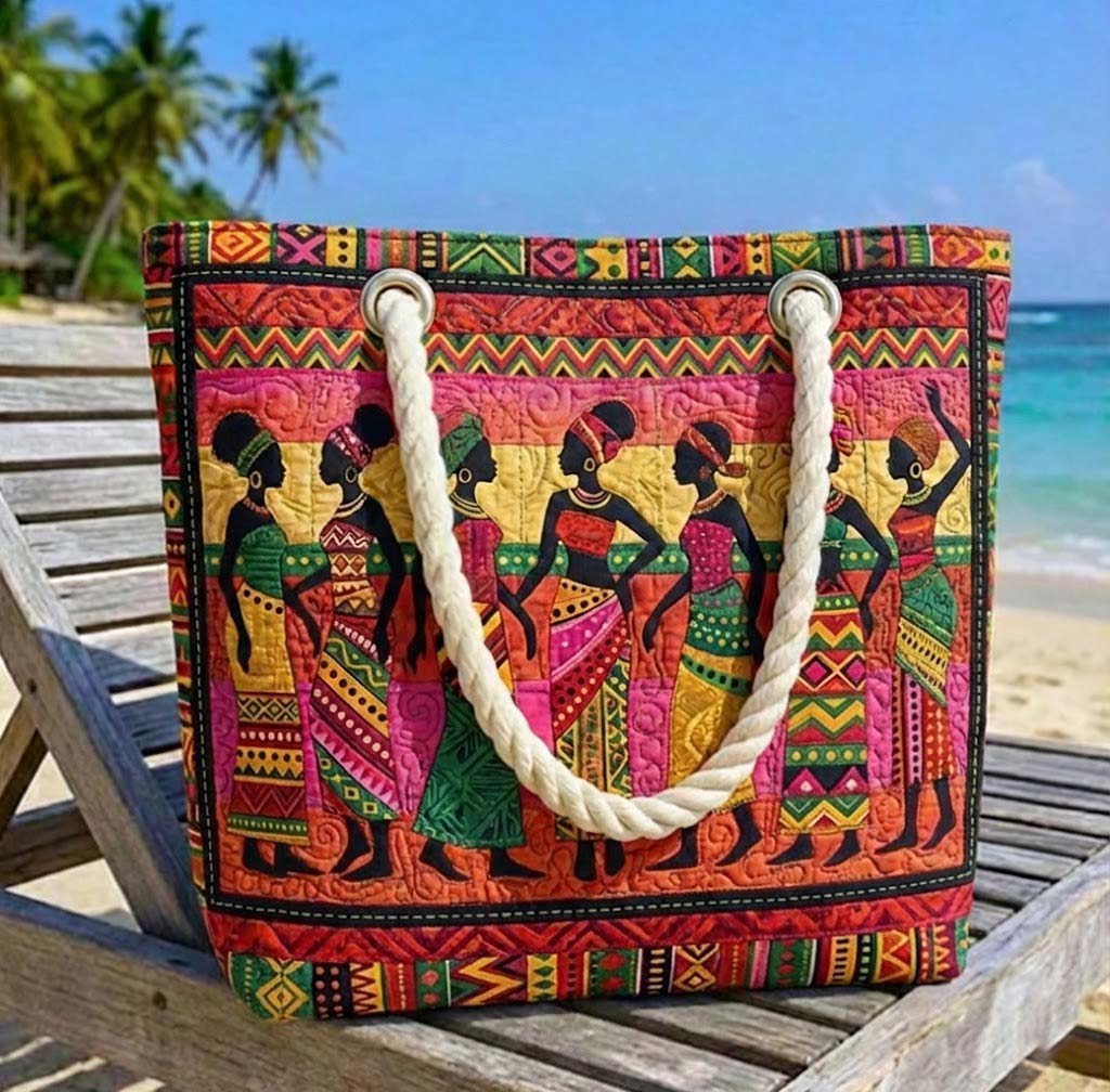 Bolso de Playa Hecho a Mano | Melanin Queens