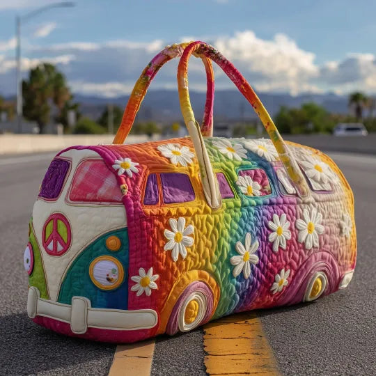 Bolso de Viaje Acolchado – Estampado Hippie