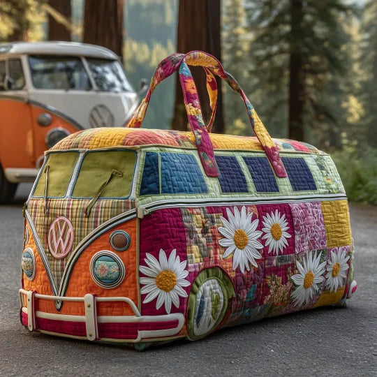 Bolso de Viaje Acolchado – Estampado Floral