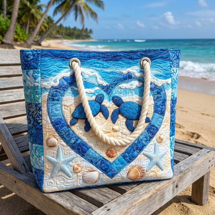 Bolso de Playa Hecho a Mano | Calma de la Tortuga
