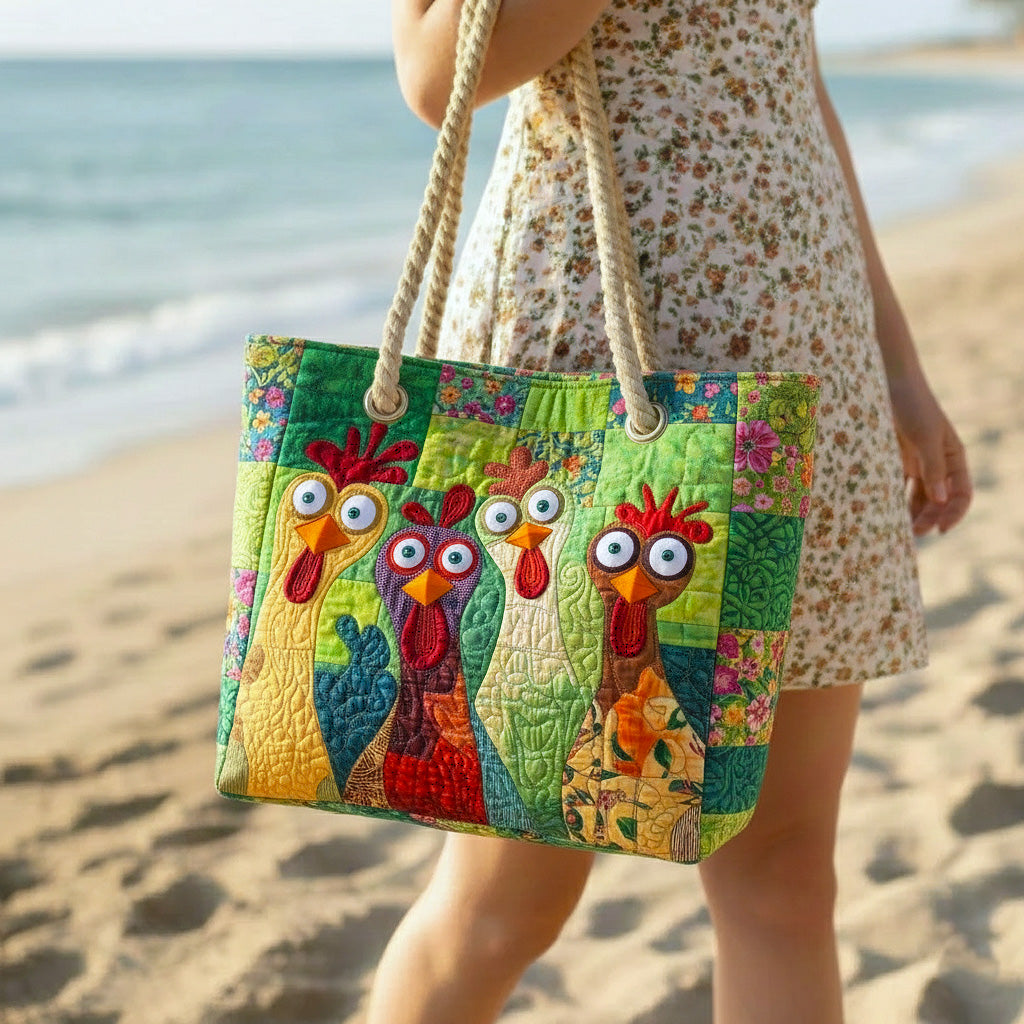 Bolso de Playa Hecho a Mano | Gallina Alegre