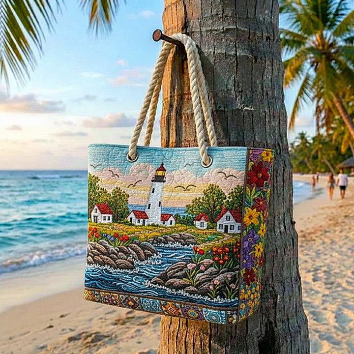Bolso de Playa Hecho a Mano | Brillo del Faro
