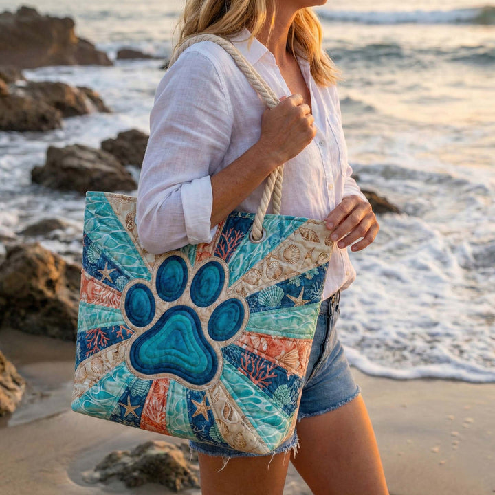 Bolso de Playa Hecho a Mano | Huella de Pata