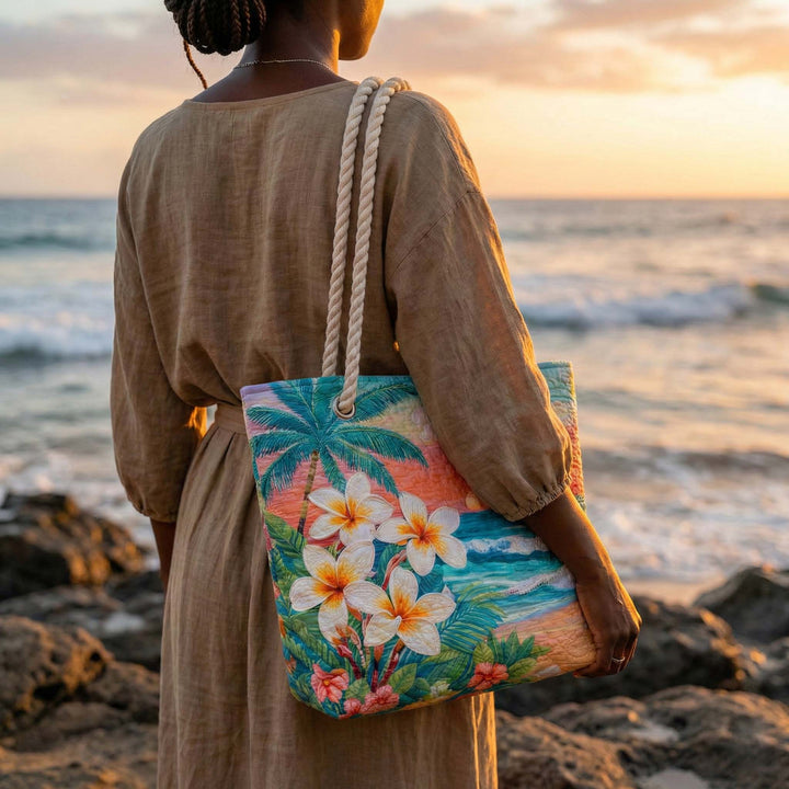 Bolso de Playa Hecho a Mano | Espíritu Tropical