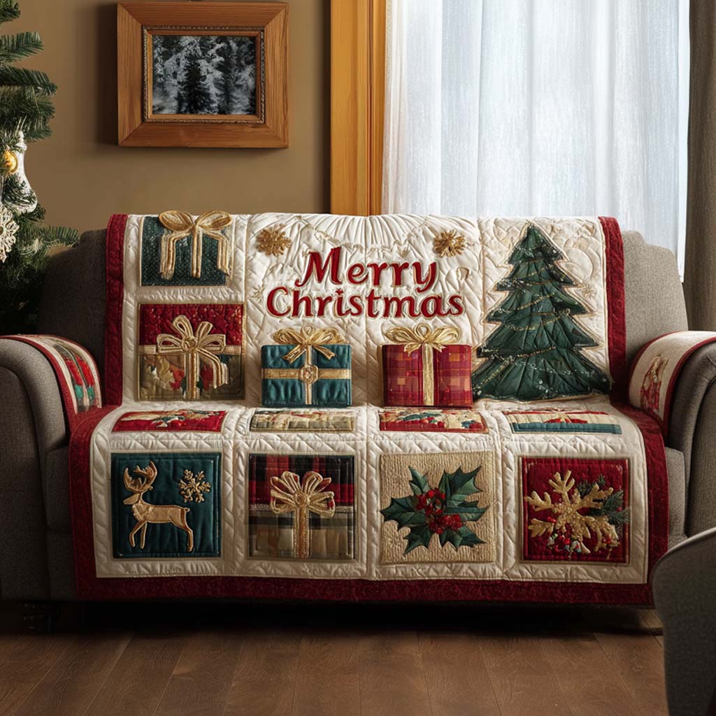 Funda de Sofá Acolchada – con Motivo Navideño NCU0VT301