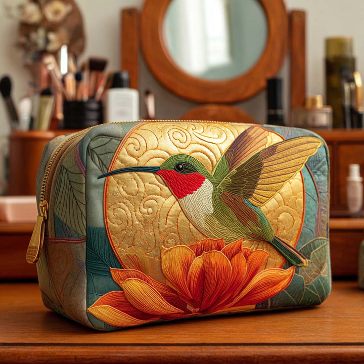 Neceser Acolchado con Estampado Dorado NCU0NT10162