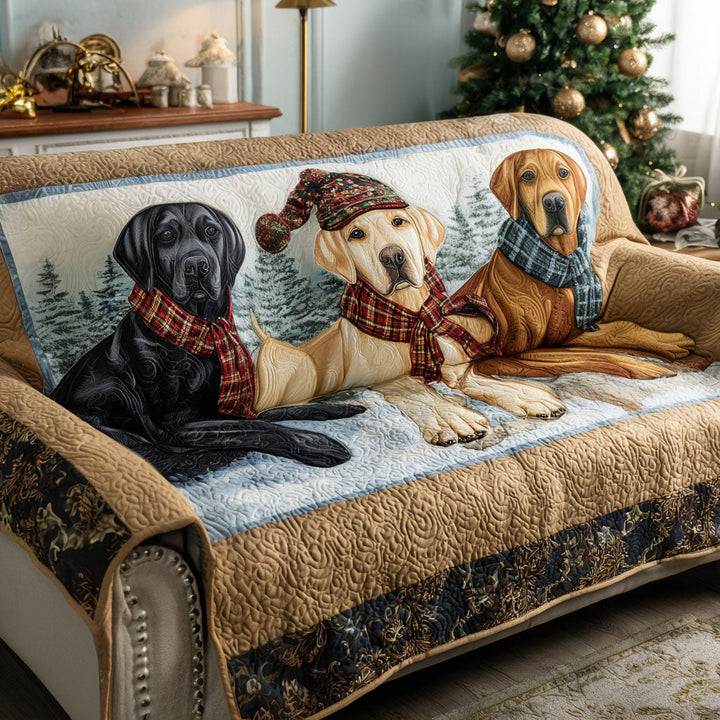 Funda de Sofá Acolchada – con Labrador Retriever NCU0VT339