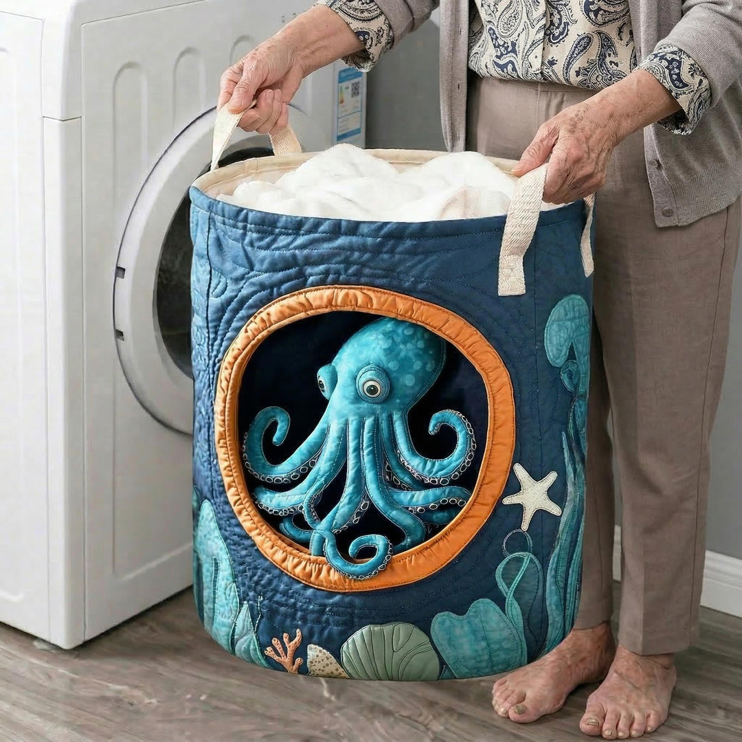 Cesta de Ropa Acolchada – con Pulpo NCU0NTD374