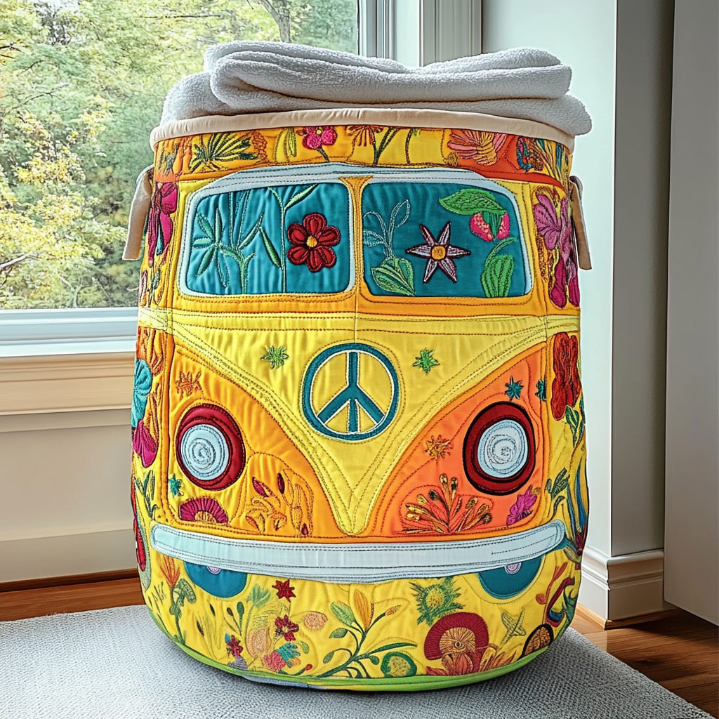 Cesta de Ropa Acolchada – Estilo Hippie Colorido NCU0QN026