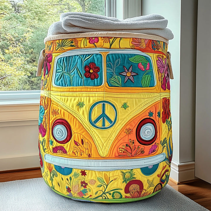 Cesta de Ropa Acolchada – Estilo Hippie Colorido NCU0QN026