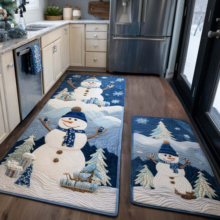 Tapete de Cocina Antideslizante – Invierno Detalles Nevados NCU0NT10916