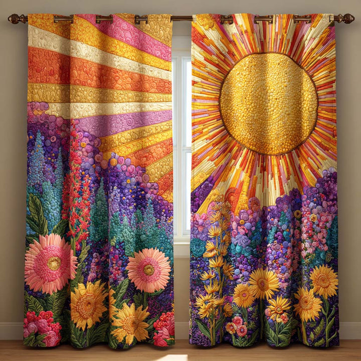 Cortinas Acolchadas – Resplandor de Amanecer Lavanda NCU0XD2051