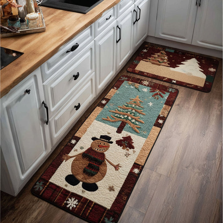Tapete de Cocina Antideslizante – Invierno Detalles Nevados NCU0PT10156