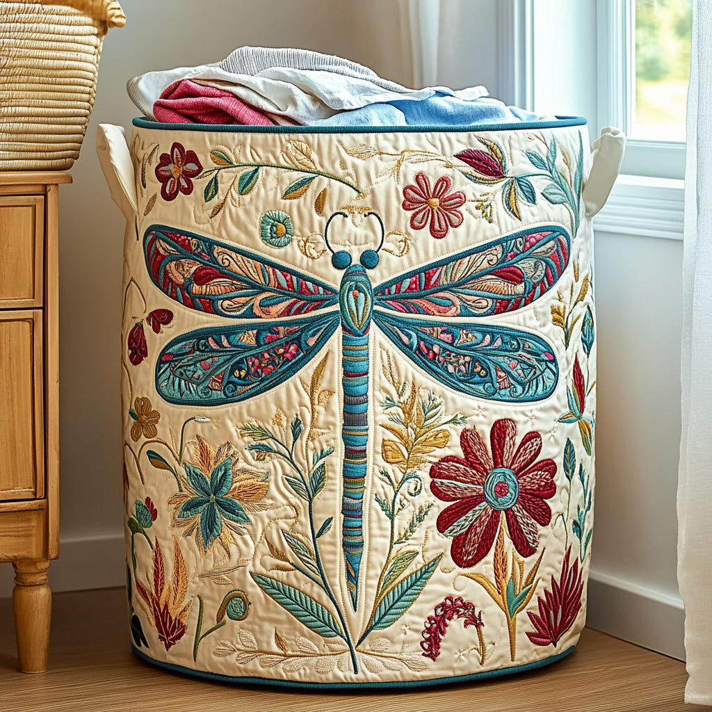 Cesta de Ropa Acolchada – con Libélula NCU0QN022