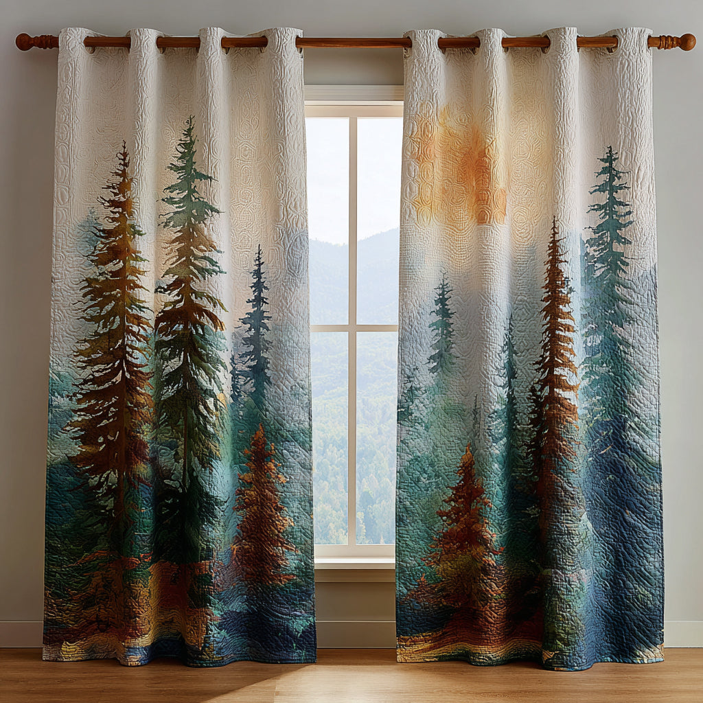 Cortinas Acolchadas – Bosque Brumoso NCU0DV8551