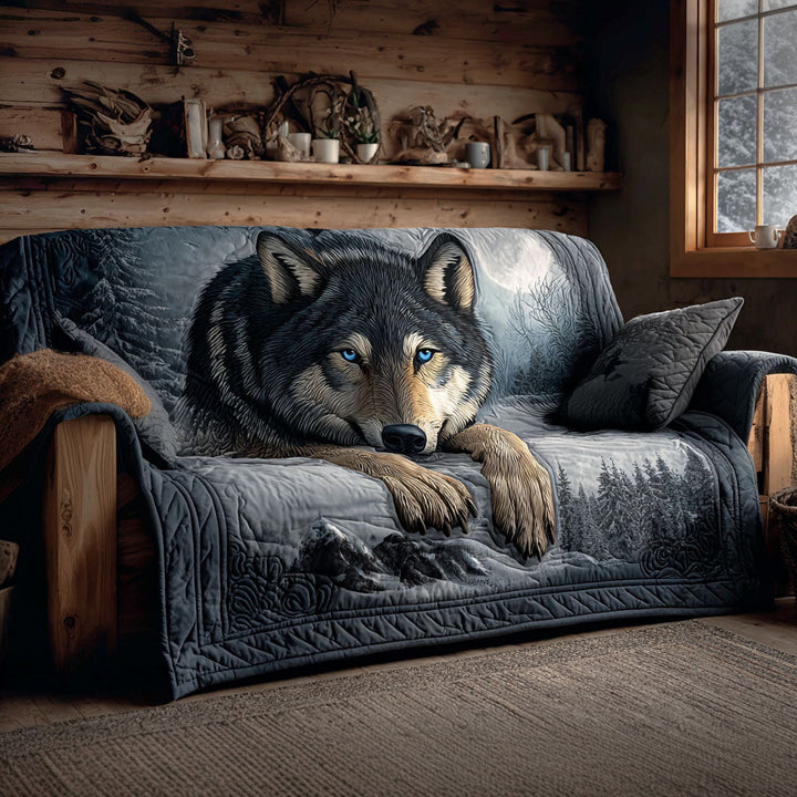 Funda de Sofá Acolchada – con Lobo NCU0VT328