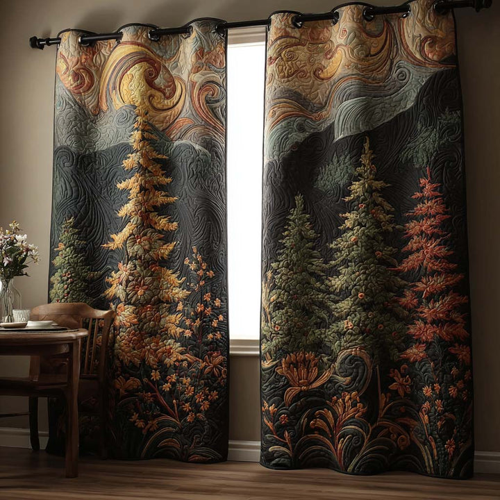 Cortinas Acolchadas – Pino bajo la Luna NCU0NT11277