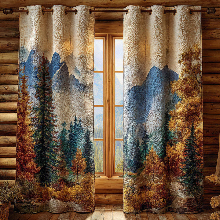 Cortinas Acolchadas – Arboleda Musgosa NCU0DV8371