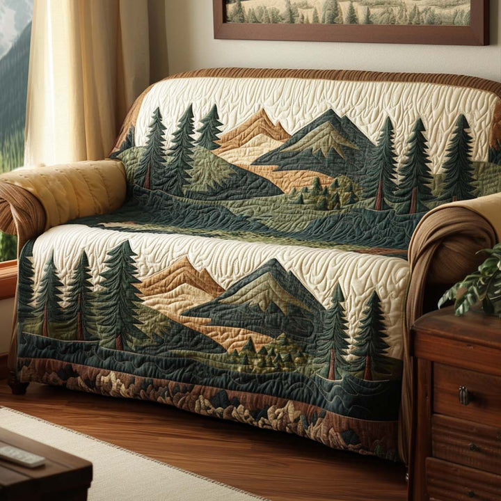 Funda de Sofá Acolchada – con Paisaje de Montaña NCU0NT10666