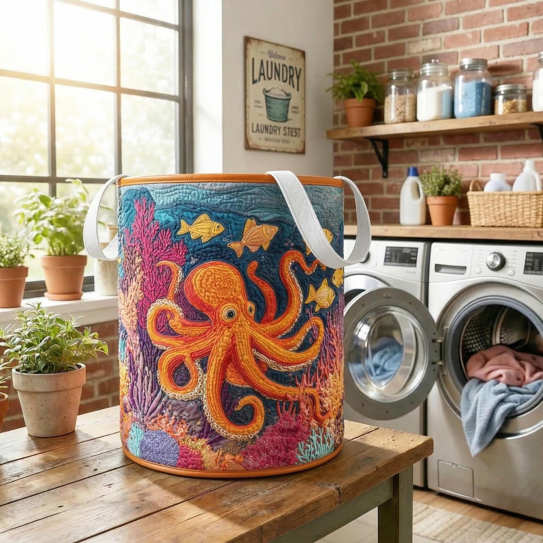 Cesta de Ropa Acolchada – con Pulpo NCU0NTD116