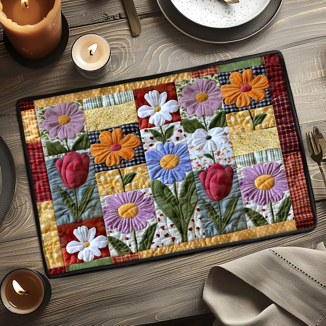 Individuales Acolchados – Sendero Floral NCU0VH3898