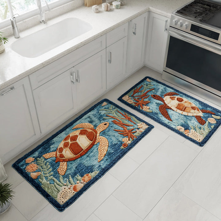 Tapete de Cocina Antideslizante – Olas y Mar Abierto NCU0TD1435