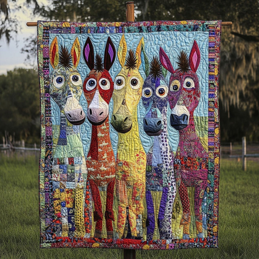 Manta Acolchada – Patchwork de Ponis NCU0PT4466