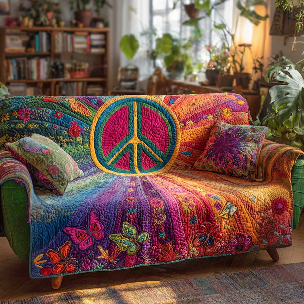 Funda de Sofá Acolchada – Estilo Hippie NCU0VT292