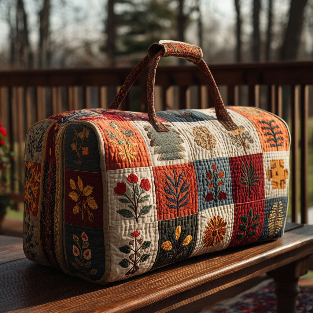 Bolso de Viaje Acolchado – Serenata Floral