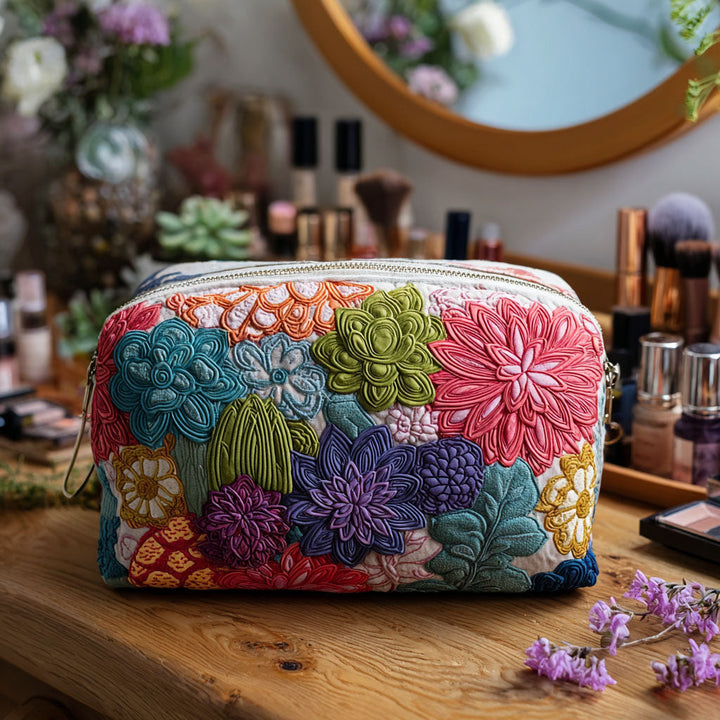 Neceser Acolchado con Jardín de Cactus NCU0PT9626