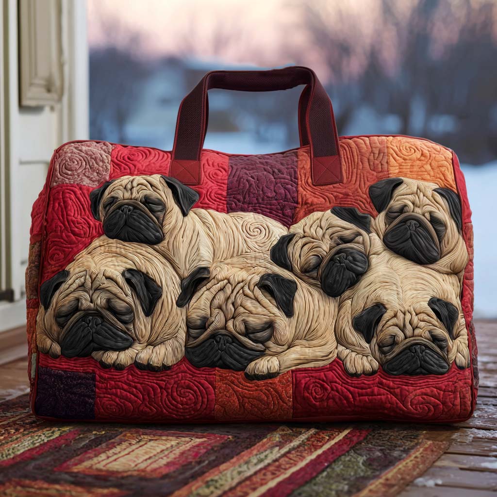 Bolso de Viaje Acolchado – Pug Querido