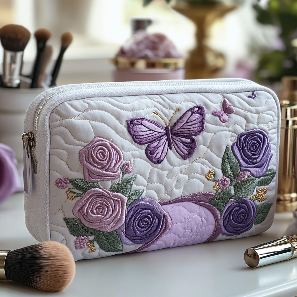 Neceser Acolchado en Elegante Tono Lila NCU0DV7740