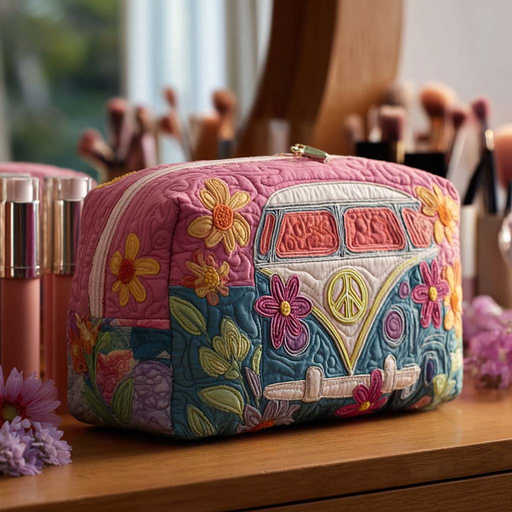 Neceser Acolchado con Viaje Retro Floral NCU0PT9433