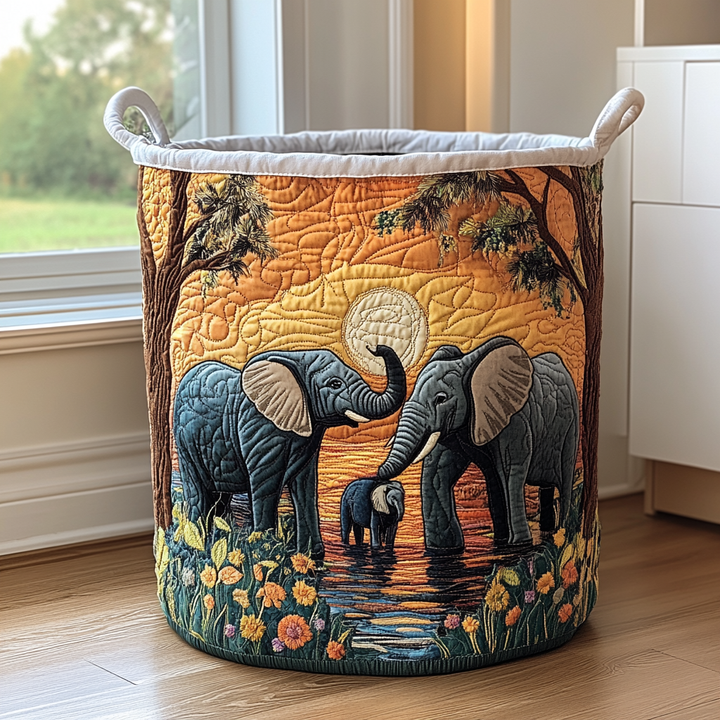 Cesta de Ropa Acolchada – con Elefante NCU0DDK621