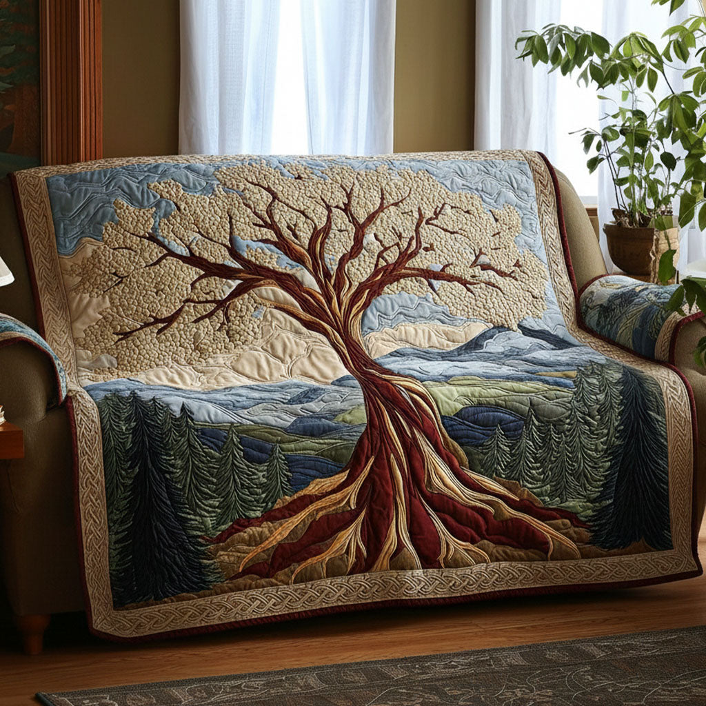Funda de Sofá Acolchada – con Árbol de la Vida NCU0VT364