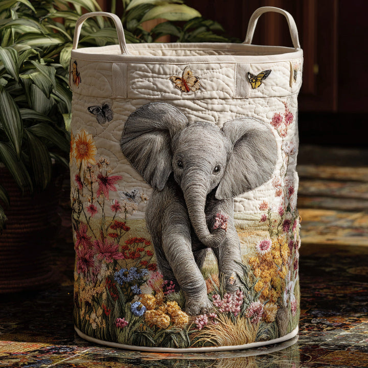 Cesta de Ropa Acolchada – con Estampado Safari NCU0DV787