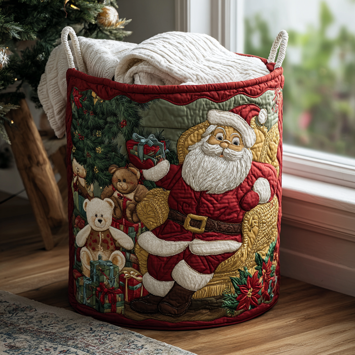 Cesta de Ropa Acolchada – con Papá Noel NCU0QN058