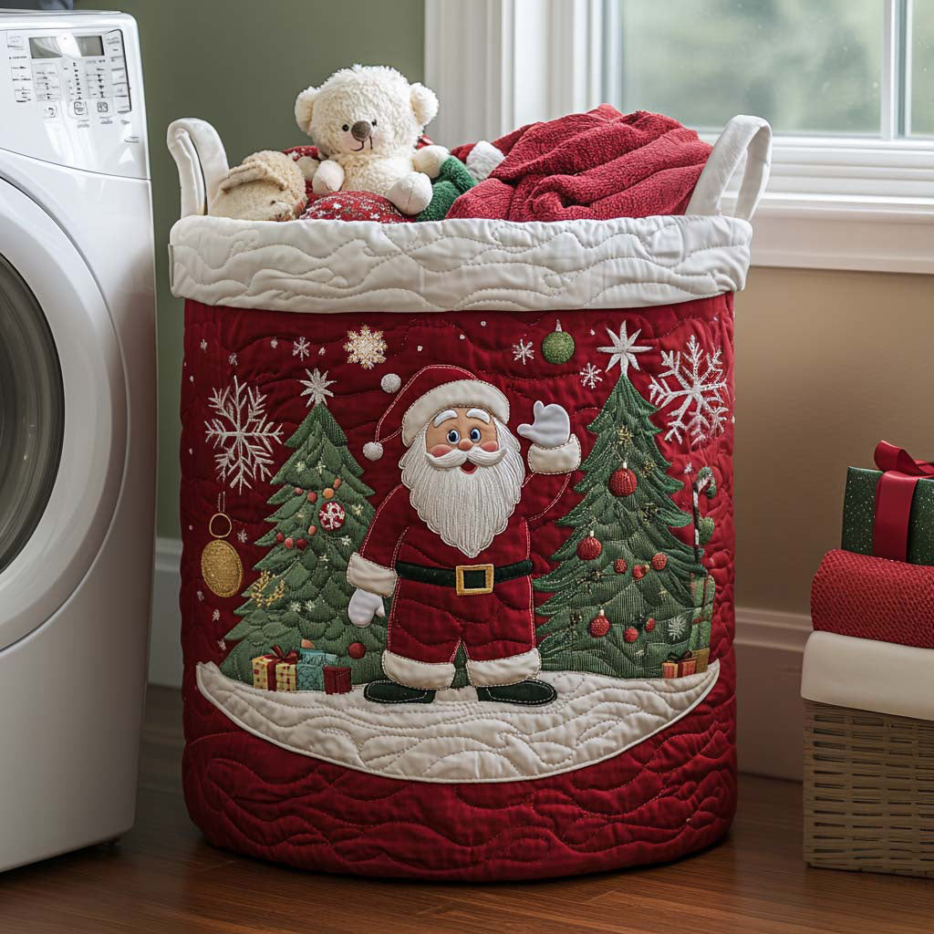 Cesta de Ropa Acolchada – con Papá Noel NCU0NNT1570
