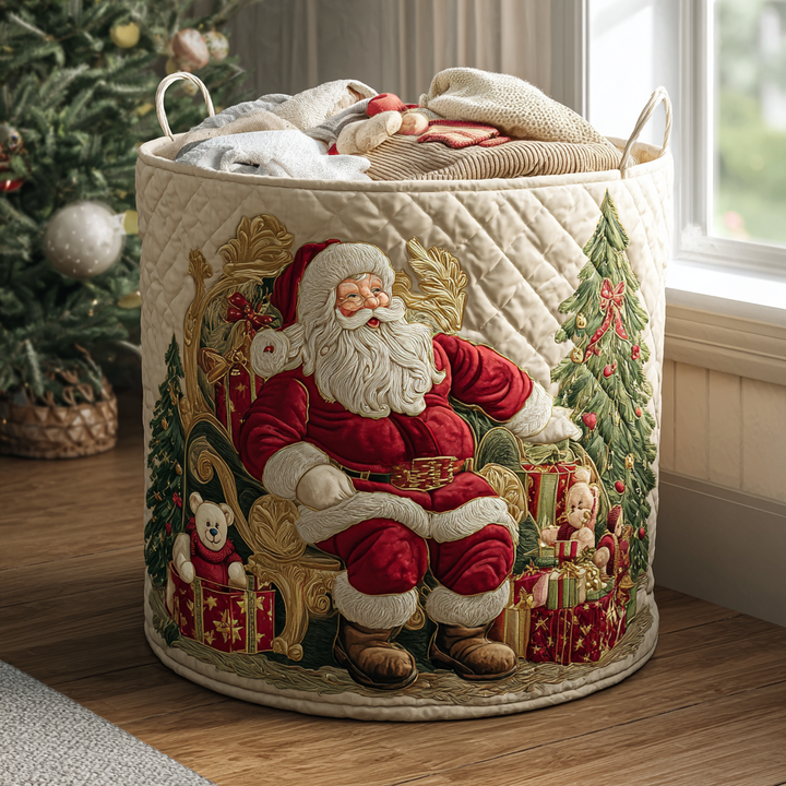 Cesta de Ropa Acolchada – con Papá Noel NCU0QN058