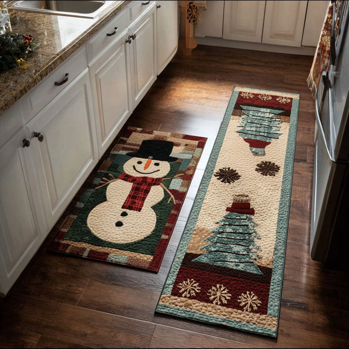 Tapete de Cocina Antideslizante – Invierno Detalles Nevados NCU0PT10157