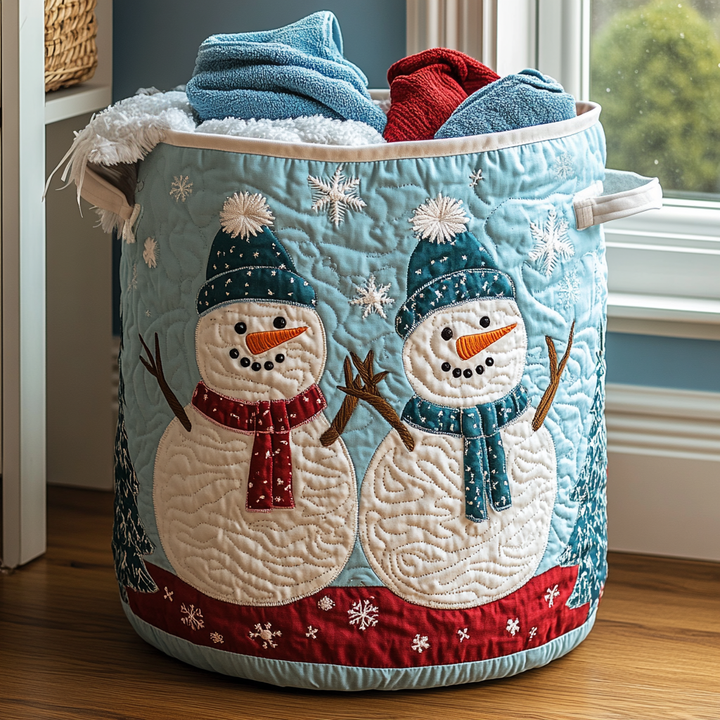 Cesta de Ropa Acolchada – con Muñeco de Nieve NCU0DDK1070